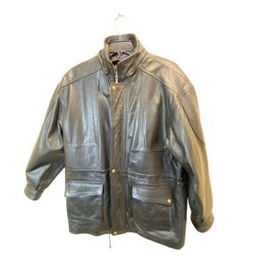 Vintage Wilson's Black LEATHER Thinsulate Jacket Size M